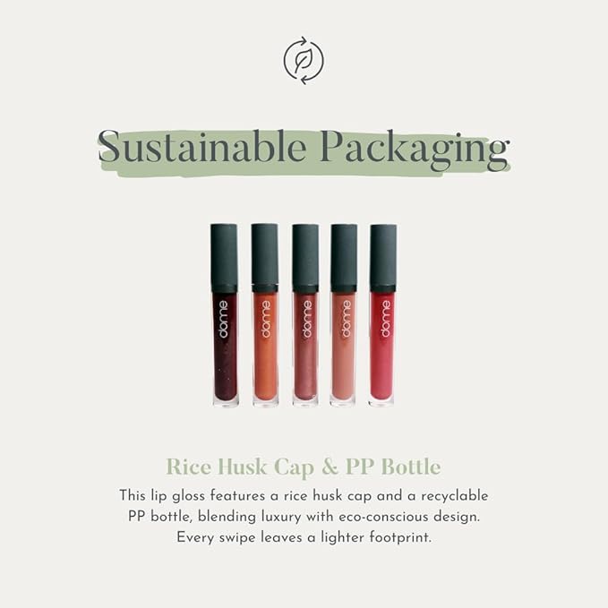 Hydralust Lipgloss - Hydrating Lip Gloss for Glossy Lips, Lightweight, Non-Sticky Formula, Clean Beauty Lip Makeup, Moisturizing Shine, Vegan, Cruelty-Free (Frida, 0.20 oz)