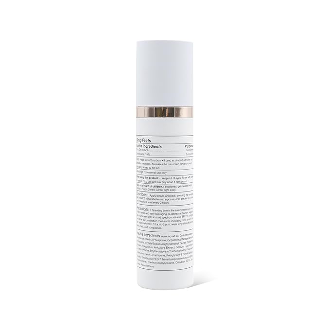 Hydrating Skin Care & Face Moisturizer & Anti-Aging Face Sunscreen SPF 46 - Chemical BB Cream, Water-Resistant, Matte Tinted - 1PACK (1.7 oz)