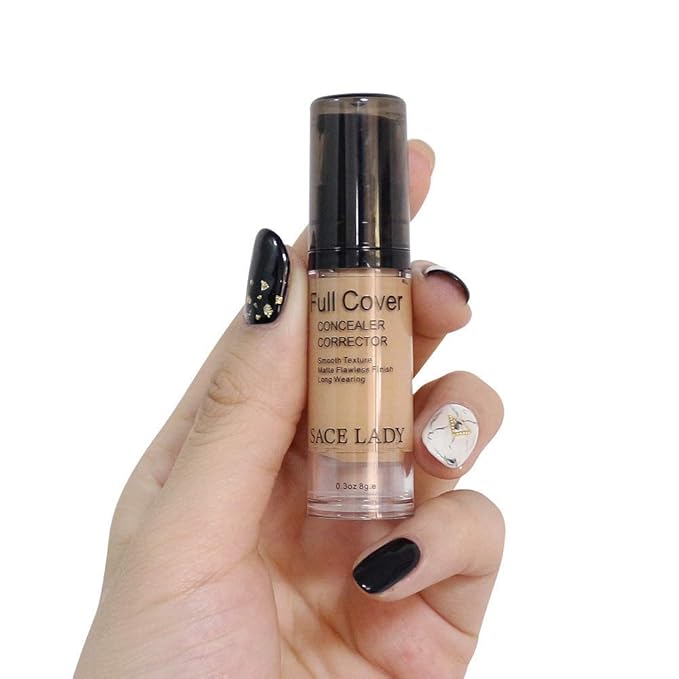 Face Primer Makeup(3Pcs) & Full Cover Concealer(3Pcs) Women Makeup Set, Smooth Creamy Cosmetic Perfectly Cover Face Body Blemishes,Tattoos,Brown Spots,Eye Circles