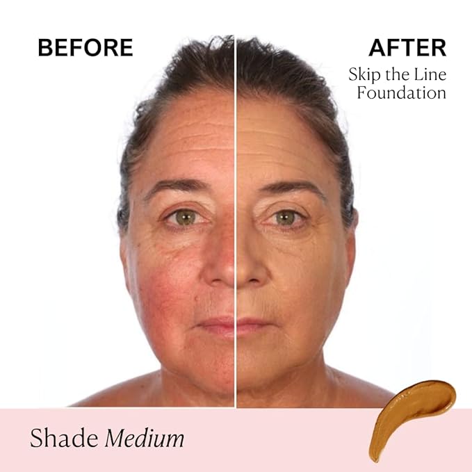 Nakery Full Coverage Plumping Liquid Foundation - Serum Infused Makeup with Niacinamide & Hyaluronic Acid for All Skin Types - Medium