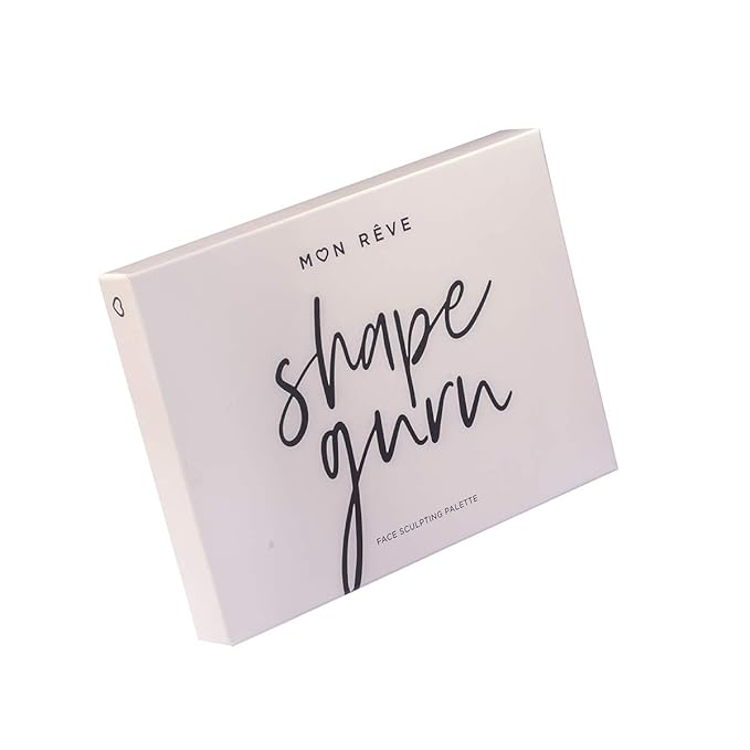 Mon Reve Shape Guru - 3-in-1 Face Sculpting Palette with Highlighter, Contour & Blush - Parabens-Free Vegan Mineral Makeup Kit for Light & Dark (01 Light)