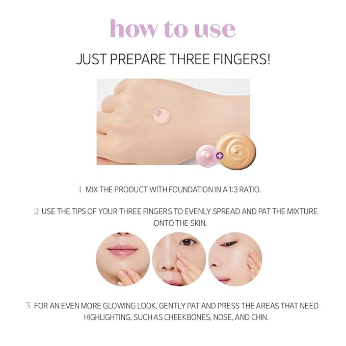 ETUDE Nymph Aura Volumer 24g (0.81Fl Oz) | Face Primer, Body Primer, Hydrating Radiant Cream, Restoring, Glow & Shiny Makeup Base, Smooth & Flawless Skin, Natural Finish, Kbeauty