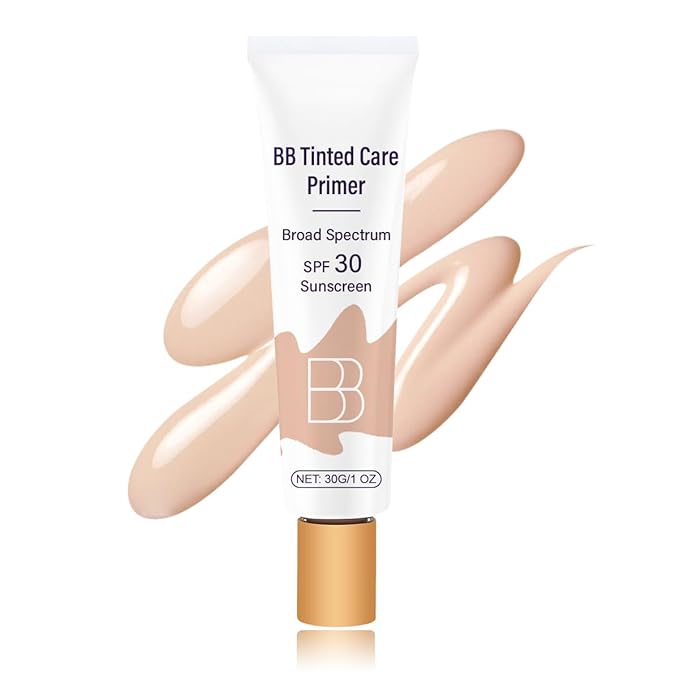 BB Blur Cream Tinted Moisturizer With Spf, Tinted Care Primer, Waterproof Concealer, Spf 30 Sunscreen, 3 Shades, All Skin Types(02# Natural, 30g/1 Oz)