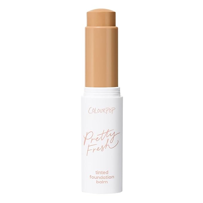 ColourPop Pretty Fresh Tinted Foundation Stick - Balm to Cream Foundation with Light to Medium Coverage - Infused with Hydrating Hyaluronic Acid, Peptides & Niacinamide - Medium Dark 13 (0.29 oz)