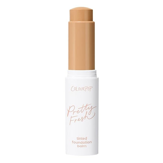 ColourPop Pretty Fresh Tinted Foundation Stick - Balm to Cream Foundation with Light to Medium Coverage - Infused with Hydrating Hyaluronic Acid, Peptides & Niacinamide - Medium Dark 13 (0.29 oz)