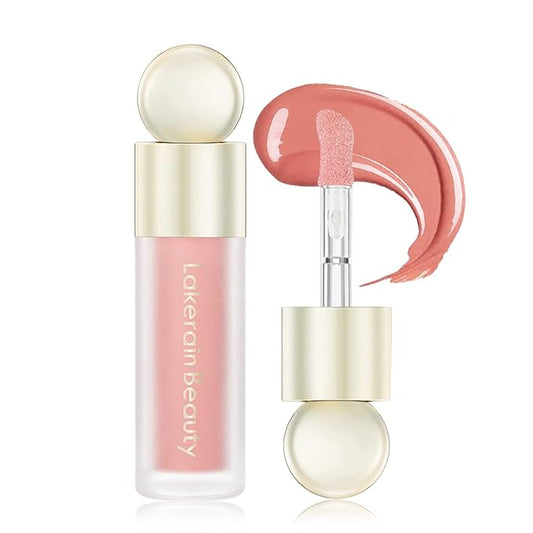 Liquid Blush,Soft Cream Face Blush Dewy Cheek Tint Moisturizing Natural Matte Looking Weightless Smooth Skin Tint Blush Makeup - #01
