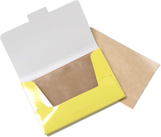 Natural Hemp Oil Control Paper, Blotting Paper , Absorbing Sheets for Oily Skin Care (size 3.5In x 2.4In) 50 Sheets x 6 (300 Sheets),Made in Korea, AJ12