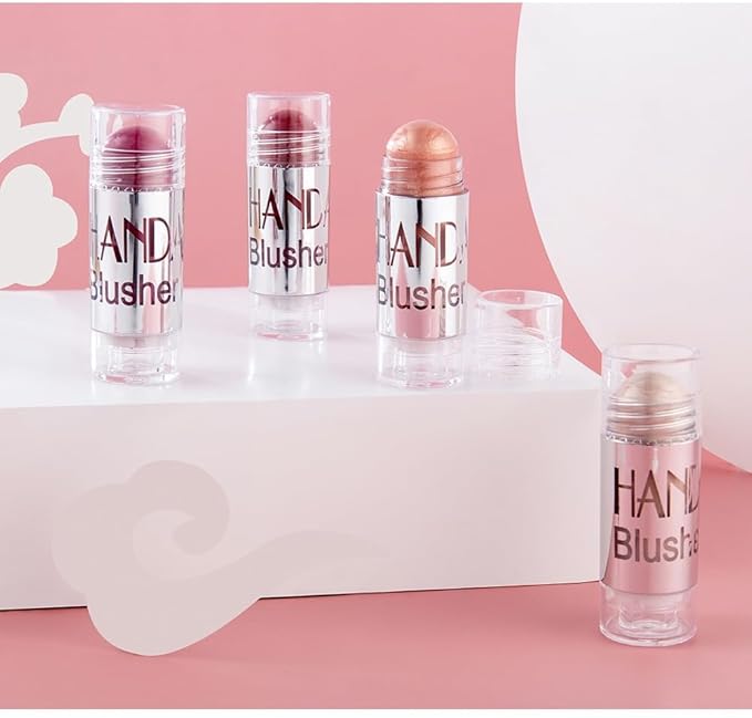 Cheek Stick Blush Contour Stick with High Pigment Hydrating Long Lasting Blush for Cheeks and Lips shaping facial contours (08#, 1.0 Ounce (Pack of 1))