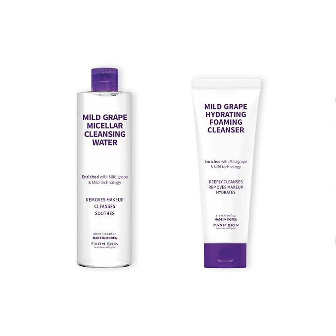 FARMSKIN Freshfood For Skin Mild Greape Cleansing for Face