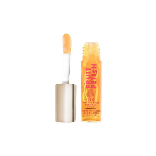 Milani Fruit Fetish Lip Oil with Vitamin E for Instant Hydration, Fruit Extract Infused Lip Treatment and Moisturizing Lip Gloss - Passionfruit Coconut