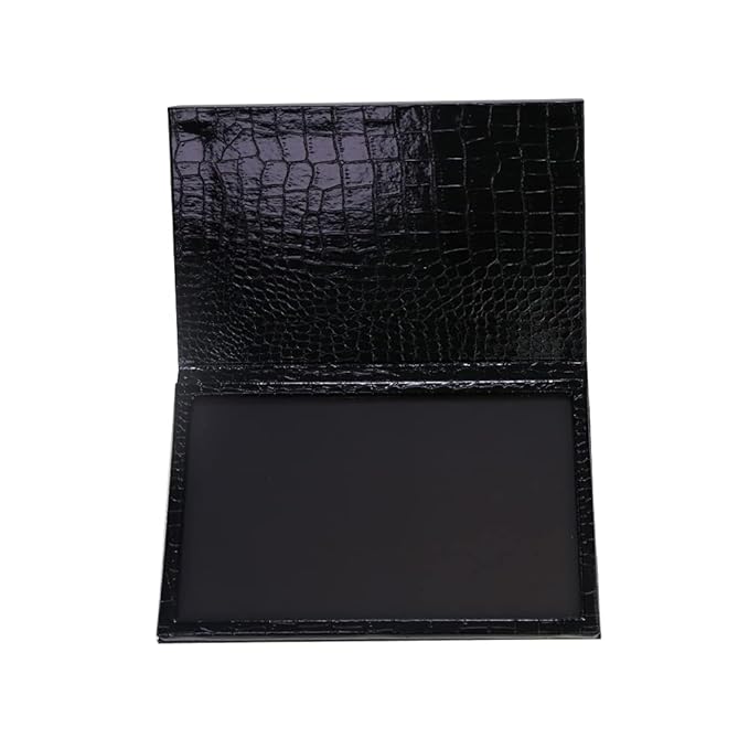 Portable ipad style Standable large empty magnetic palette, holding 60pcs 26mm round or square magnetic pan,Big black magnetic palette