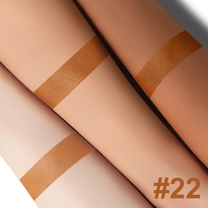 Cream Bronzer Stick, Multi-use Contour Stick for Face Shaping, Matte Finish Beauty Wand for Sculpt the Face, Easy to Apply, Longwear, Waterproof, Buildable and Blendable Color (#22, 1PC)
