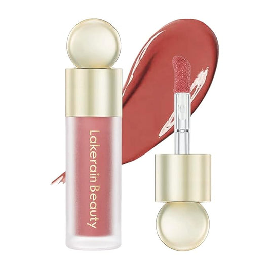 Mysense Silky Cream Blush Stick for Cheek Soft Pinch, Matte Blush Makeup Natural-Looking, Weightless, Long-Lasting - 04# Joy-Orange Red