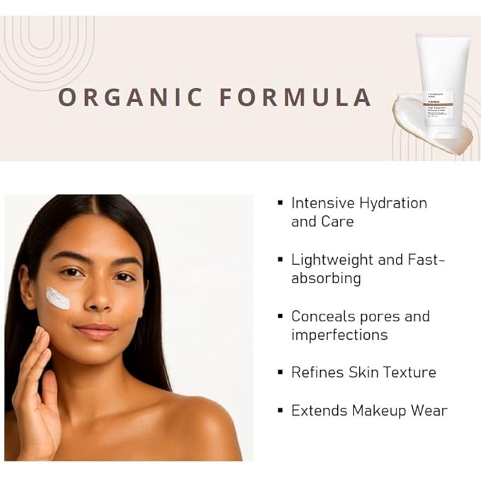 Makeup Base Face Primer, Hydrating & Pore Minimizing Formula, Smooths and Preps Skin for Flawless Makeup Application, Suitable for All Skin Types, Long-lasting Oil Control, 30 ml