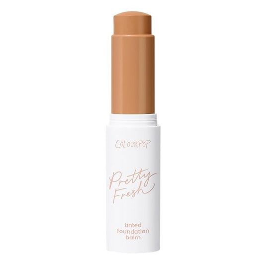 ColourPop Pretty Fresh Tinted Foundation Stick - Balm to Cream Foundation with Light to Medium Coverage - Infused with Hydrating Hyaluronic Acid, Peptides & Niacinamide - Medium Dark 16 (0.29 oz)