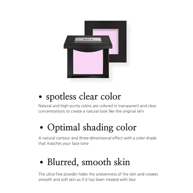 BBIA Last Blush 5P (#01~05) Bundle Set, High Pigment Makeup Blush, Shape, Contour & Highlight Face, Long-lasting, Matte Finish, Korea Makeup