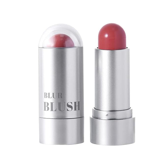 LAMUSELAND Cream Blush Stick, Multi Use Waterproof Natural Face Blush, Moisturize, Long-lasting, Pigmented & Blendable, Matte Makeup Blush Stick for Cheeks Eyes Lips (1, 01, M)