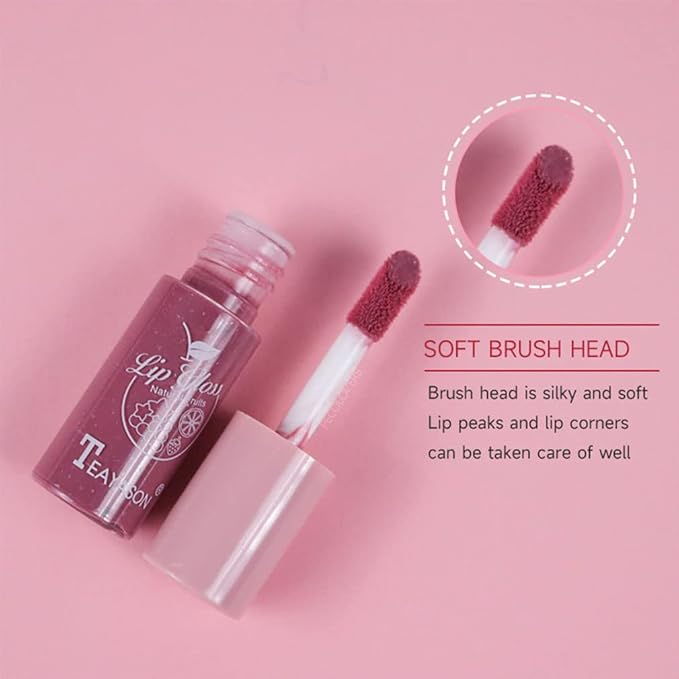 10 Color Lip Stain Set, Plumping Mini Liquid Lipstick, Korean Lip Gloss, Long Lasting, Non-Stick, Waterproof, High Pigment, Vivid Color Lip Tint Makeup
