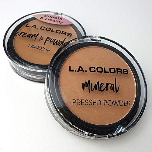 L.A. COLORS Mineral Pressed Powder, Creamy Natural CMP373