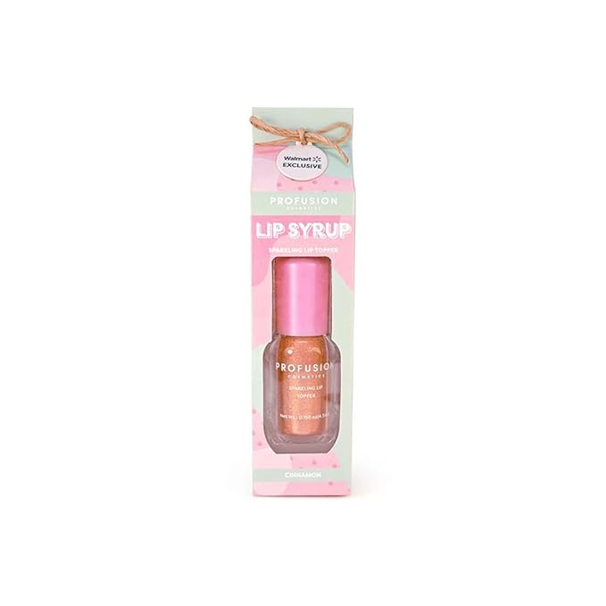 Profusion Cosmetics Lip Syrup, Non Sticky Glaze for Plump With Luscious Formula for Glistening, Get Glossy Lips and Shine Without Stickiness (Cinnamon)