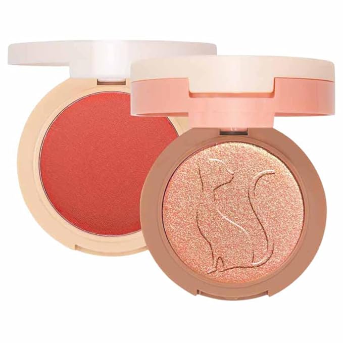 J.CAT BEAUTY 2 in 1 Piece Of Cake Blush and Highlighter, McFlirty