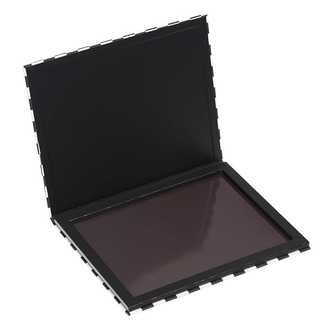 Allwon Extra Large Magnetic Palette Checkered Black Empty Makeup Palette for Eyeshadow Lipstick Blush Powder
