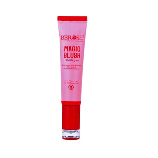 Magic Blush Collagen 30ml – Anti-Aging Liquid Blush with Collagen for Cheeks & Lips, Hydrating & Buildable Coverage, Long-Lasting Vegan Makeup for Natural Radiant Glow