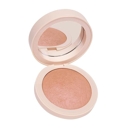 Heaven's Glow Radiant Veil Blush, Baked Powder Blush, 8g (Baroque)