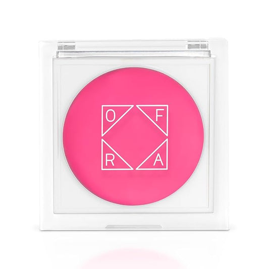 Ofra Cheek and Lip Cream - Heart Eyes - Cool Baby Doll Pink Blush - 2-in-1 Makeup Cream Blush and Lip Color - Lightweight, Buildable, and Blendable Formula - 4g