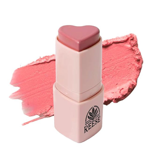 3-in-1 Multifunction Blush Stick - Blush, Lip Tint, Eye Shadow - Creamy, Long-Lasting, Easy Application for a Flawless Look | Dried Rose