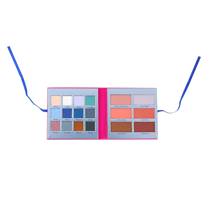 Profusion Cosmetics Wish List 18 Shade Makeup Palette, Richly Pigmented Multi Finish Eyeshadow, Highlighter, and Blush for Dazzling Eyecatchy Looks