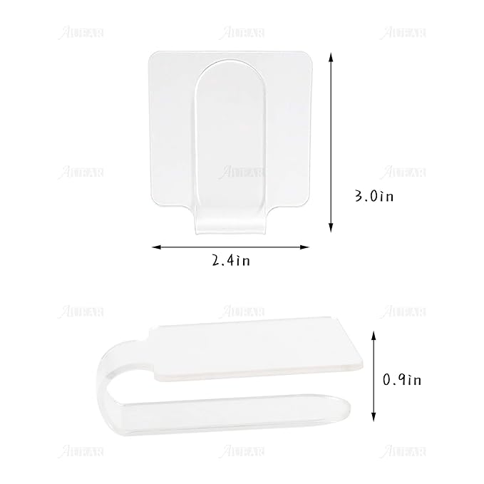 AUEAR, 3 Pack Professional Makeup Hand-held Palette Mixing Tray Clear Acrylic Nail Art Manicure or Foundation Eye Shadow Cremes Powders and Cosmetics