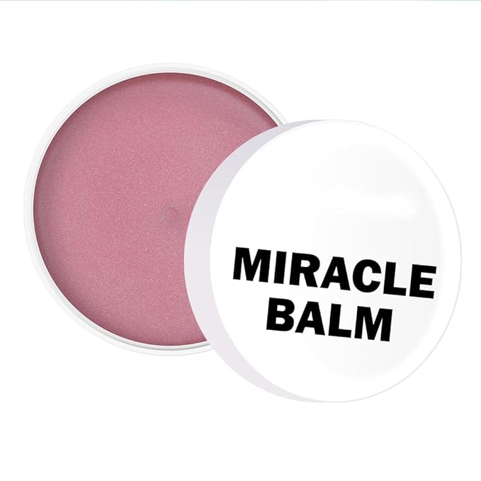Miracle Balm, Blush for Cheeks, Lips, Eyelids, Face, Blush Balm Face Makeup, Moisturizing Facial Tint for Radiant Skin (1, Pink Camellia, Large)
