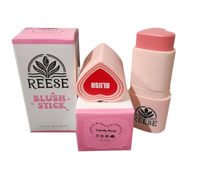 3-in-1 Multifunction Blush Stick - Blush, Lip Tint, Eye Shadow - Creamy, Long-Lasting, Easy Application for a Flawless Look | Ripe Hawthorn