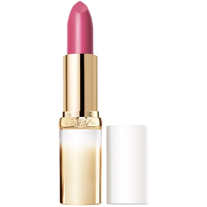 L’Oréal Paris Age Perfect Satin Lipstick with Precious Oils, 206 Vibrant Fuchsia, 0.13 Ounce