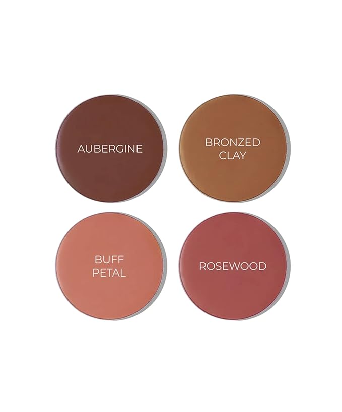 FITGLOW Beauty - Ceremide Cream Lip + Cheek Palette | Vegan, Woman-Owned Clean Beauty (Buffed Glow)