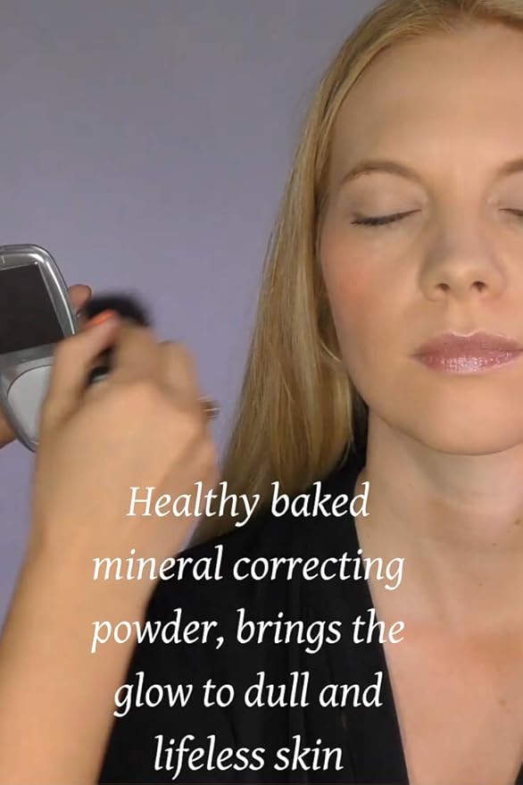 Baked Mineral Color Correcting Powder- A Vegan Redness color correcting powder foundation