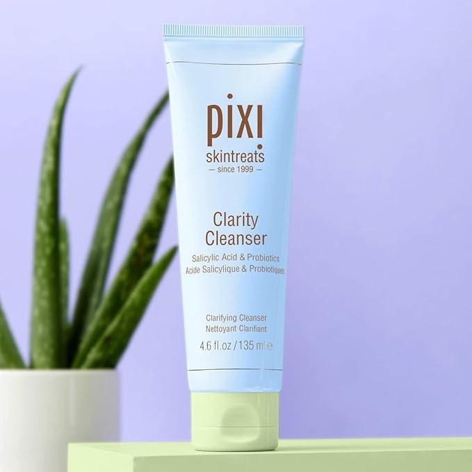 Pixi Double Cleanse Duo featuring an EOD Cleansing Oil and Clarity Cleanser