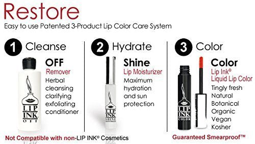 Lip Ink 100% Smearproof Trial Lip Kits, Raisin