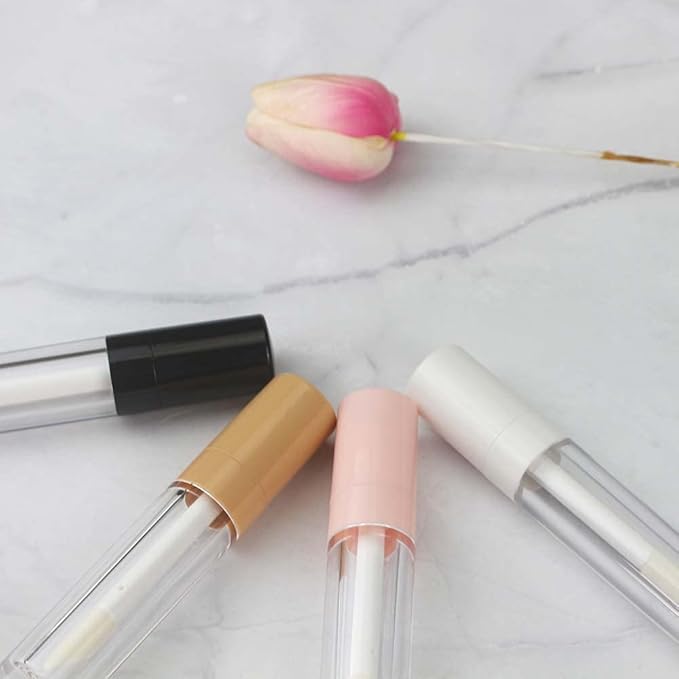 COSIDEA 14pcs empty 8ml big wand lip gloss tube concealer tube packing (pink)