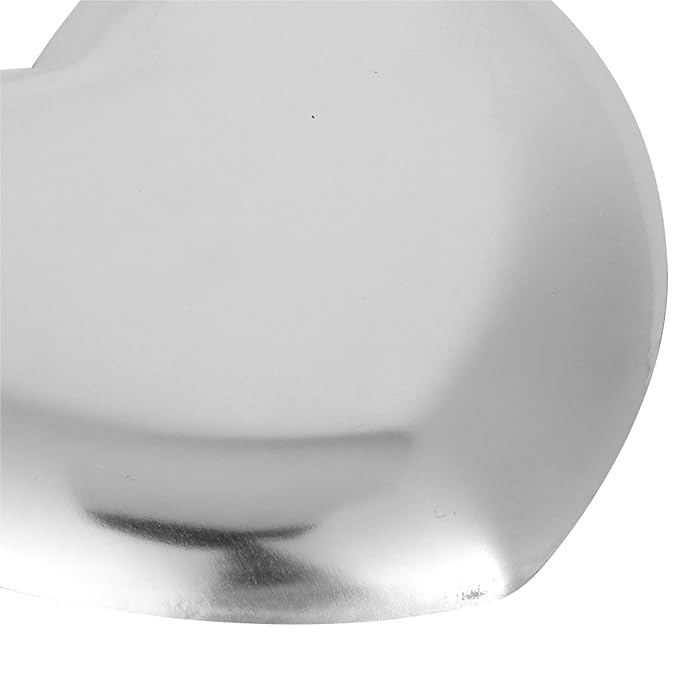Nail Palette, Nail Palette Nail Palette Heart Shaped Art Palette Stainless Steel Palette Makeup DIY Paint Color Mixing Tray Nail Art Palette Resin(Silver)