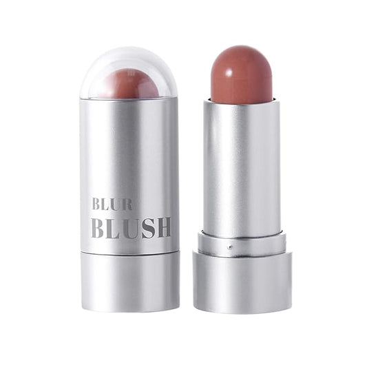 LAMUSELAND Cream Blush Stick, Multi Use Waterproof Natural Face Blush, Moisturize, Long-lasting, Pigmented & Blendable, Matte Makeup Blush Stick for Cheeks Eyes Lips (1, 02, M)