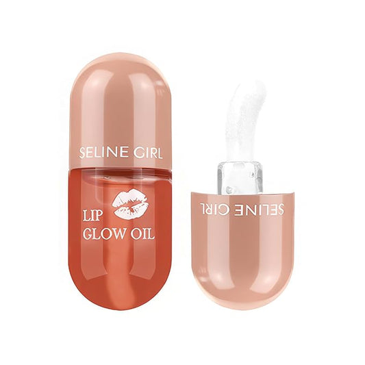 Lip Gloss, Lip Stain Makeup Smooth and Creamy Texture, Lip Tint for Women Girls, Long Lasting Lipstick, Lip Stain Makeup Moisturizing Non-Sticky #orange