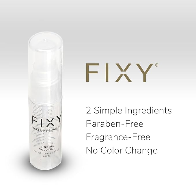 FIXY Ultimate Makeup Refill Kit: Includes 30 Round Empty Magnetic Pans & a Powder Binder Spray | Repurpose your Eyeshadow, Blush, Bronzer, Highlighter & More | Vegan & Cruelty-Free