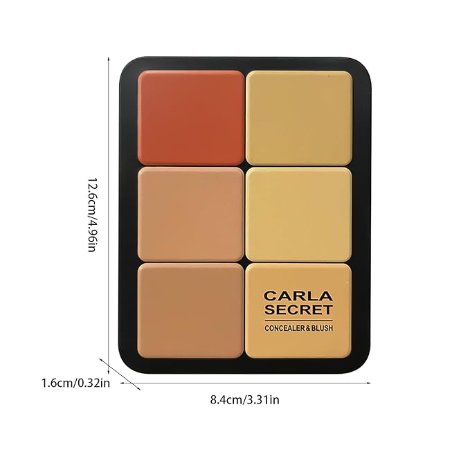 12 Colors Full Coverage Concealer Palette and 11 Pcs Makeup Brush, FantasyDay Long Lasting Lightweight Creamy Formula Xmas Makeup Contour Kit Color Corrector Conceal Moisturizing Foundation Camouflage