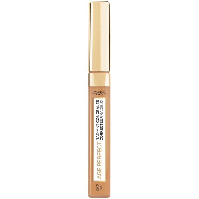 L’Oréal Paris Age Perfect Radiant Concealer with Hydrating Serum and Glycerin, Golden Sun (Pack of 2)