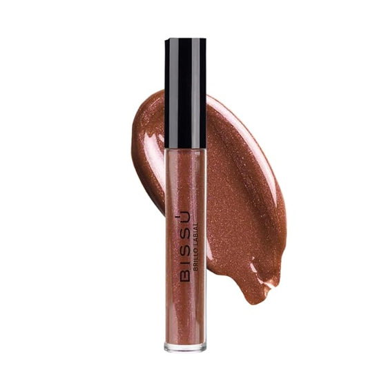 Bissú Glitter Lip Gloss - 6 different Buildable Shades, Non-Sticky, Cruelty-Free, Long-Lasting Shine 0.14 oz (04 Orión, Large)