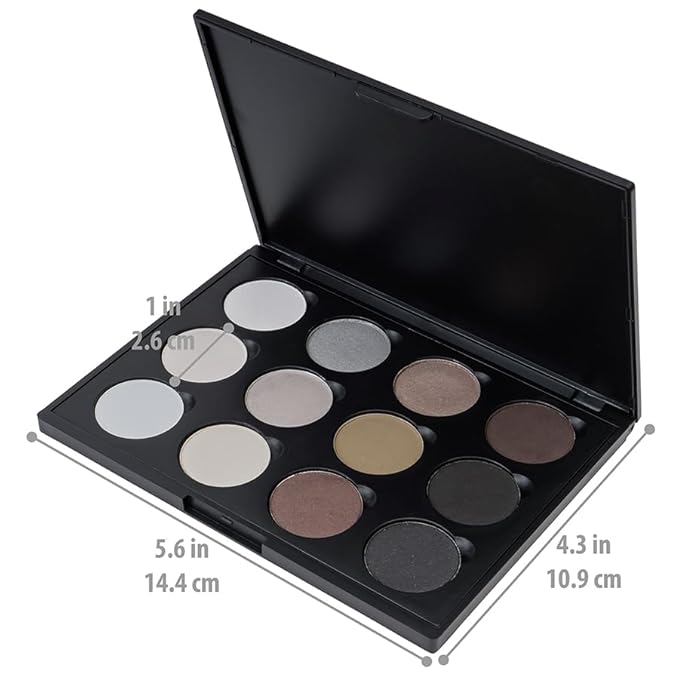 SHANY 12 Color Palette, Smokey Eyes, 6 Ounce