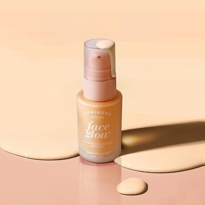 Absolute New York Luminous Dream Glow Tint | Glowing, Long-Lasting, Cruelty-free (MFLT01 Ivory Glow, 1.01 fl oz)