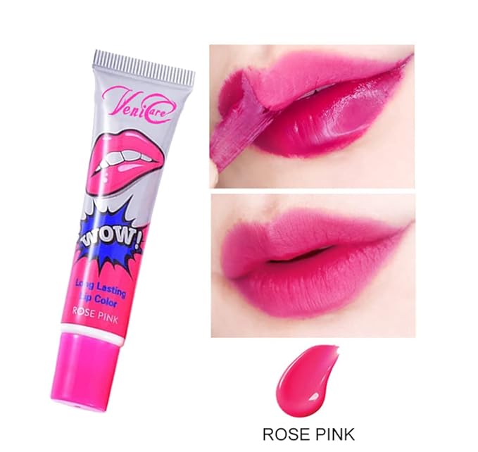 6 Colors Lip Stain Gloss Tattoo Magic Color Peel Off Mask Tint Long Lasting Waterproof Lip Gloss VeniCare